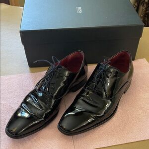 Men’s Boss Black Patent Leather Oxfords